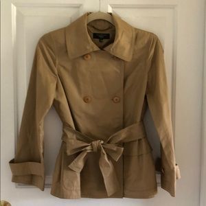 Talbots short trench coat size 2P